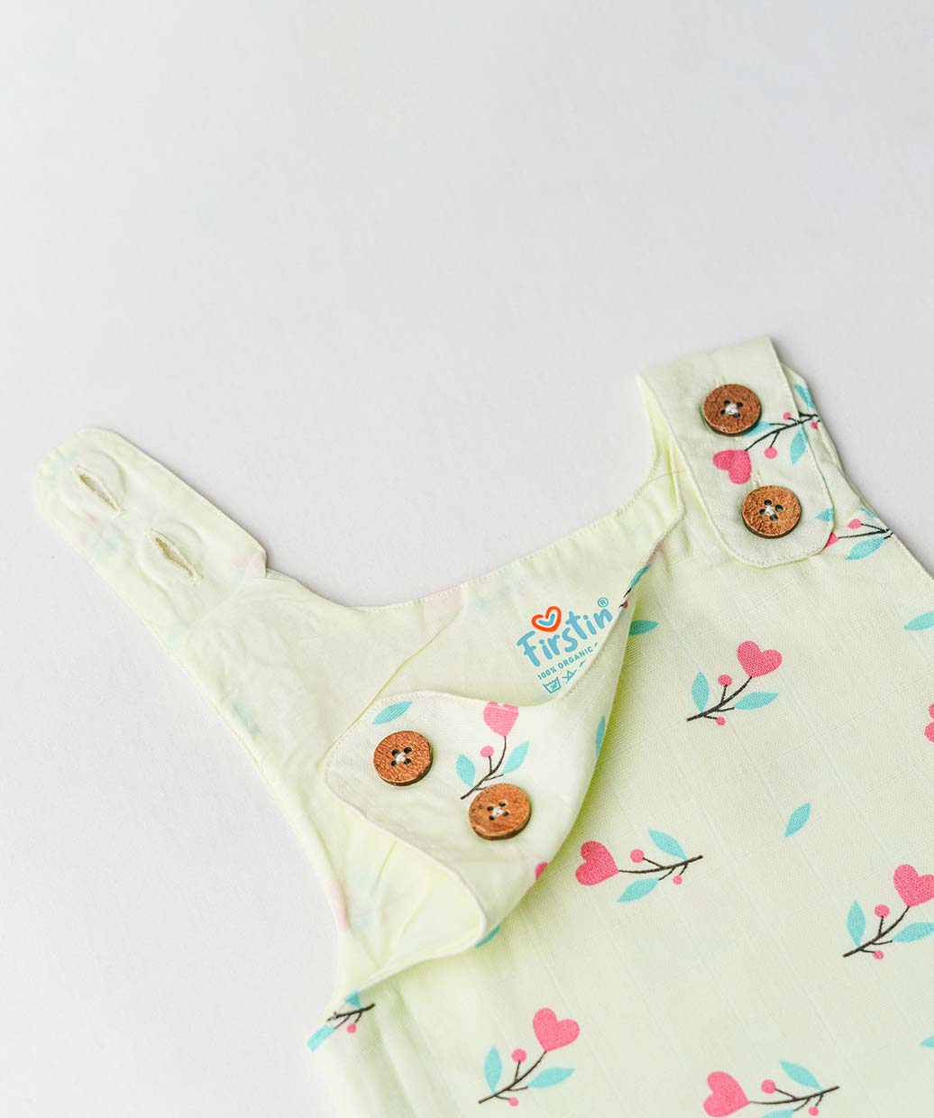 Muslin Tent Frock - Lime Cream Anthurium