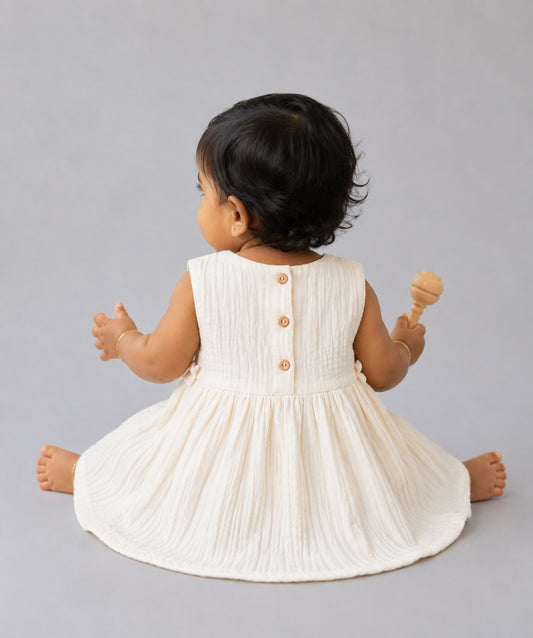 Muslin Bubble Crinkle Grace Frock - Cosmic
