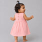 Muslin Bubble Crinkle Grace Frock - Flamingo Pink