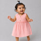 Muslin Bubble Crinkle Grace Frock - Flamingo Pink