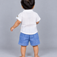 Muslin Lycra Pocket Prince - Cobalt Blue
