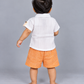Muslin Lycra Pocket Prince - Pumpkin Orange