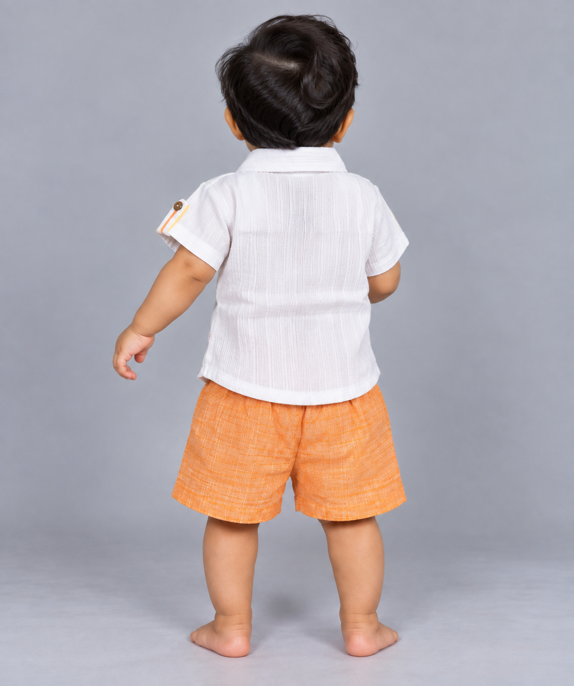Muslin Lycra Pocket Prince - Pumpkin Orange