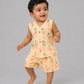 Vannila Bunny Kite Muslin Jablas Shorts Set Sleeveless