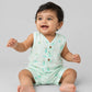 Muslin Jabla-Shorts Set Sleeveless - Frost Dino Crown