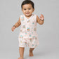 Muslin Jabla-Shorts Set Sleeveless - Salsa Rose Ferris Wheel