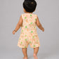 Vannila Bunny Kite Muslin Jablas Shorts Set Sleeveless