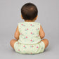 Muslin Jabla-Shorts Set Sleeveless - Lime Cream Anthurium
