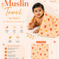 Muslin Towel (70X70CM) 2 PCS Combo Pack 3