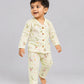 Muslin Night Suit - Lime Cream Runner Duck