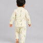 Muslin Night Suit - Lime Cream Runner Duck