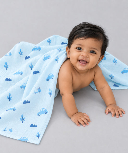Muslin Towel (70X70CM) 2 PCS Combo Pack 1
